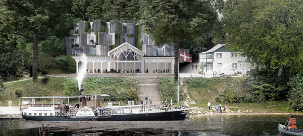 Projektforslag Hotel Julsø - ankomst fra søsiden